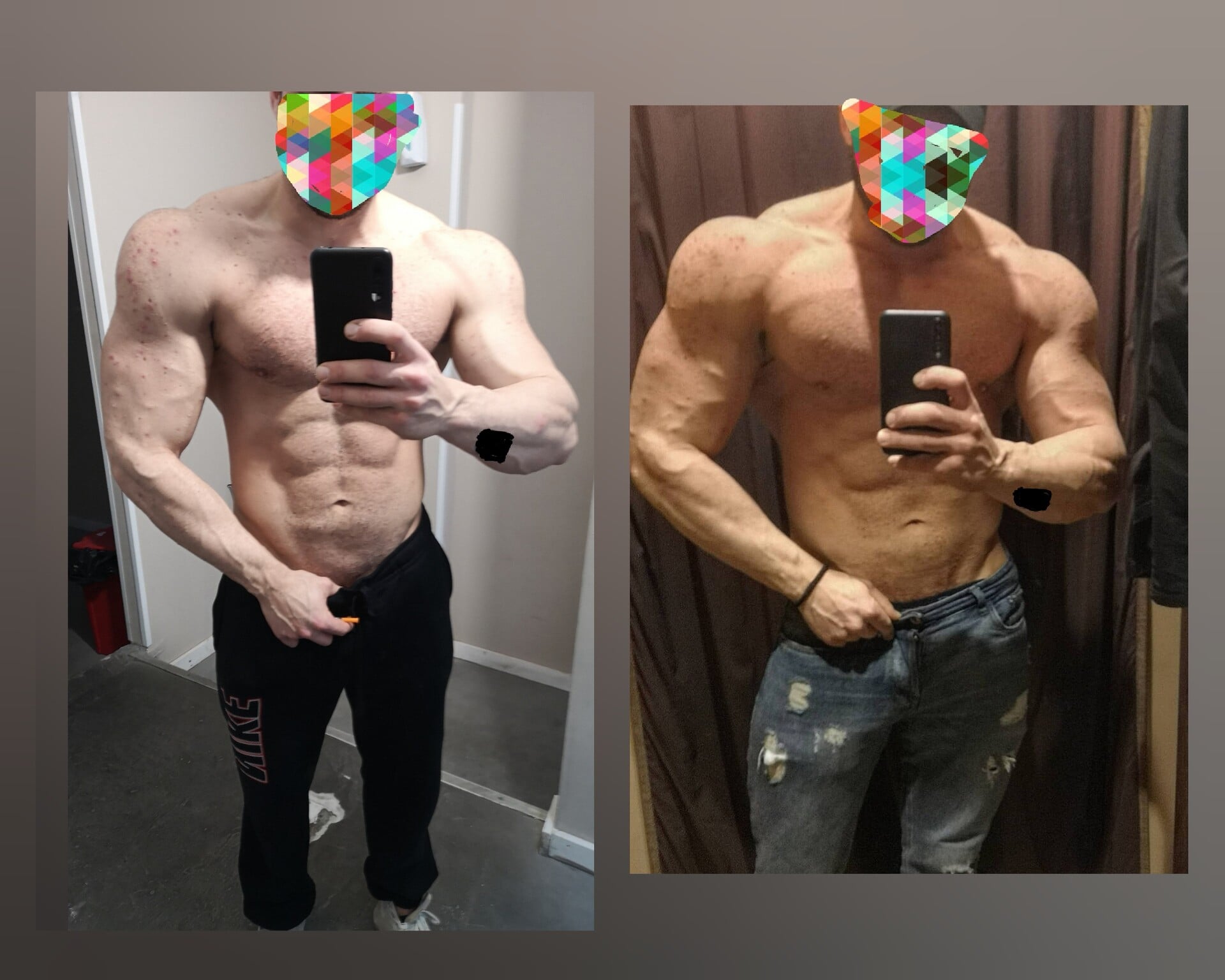 Picture: My change in 7 weeks with Testosterone para pharma